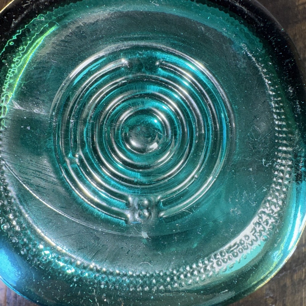 Vintage‎ Ball Ideal Blue Glass Canning Jar w/ Wire Closure, 9.5" tall - NO lid - Picture 4 of 12